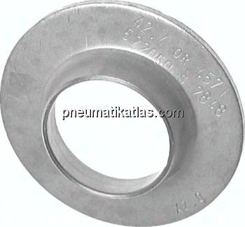 Vorschweißbördelscheibe DN15-PN10, 21,3x2,0mm, Stahl (ST 35.8)