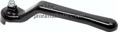 Kombigriff-schwarz, Größe 1, Standard (Stahl verzinkt und lackiert)