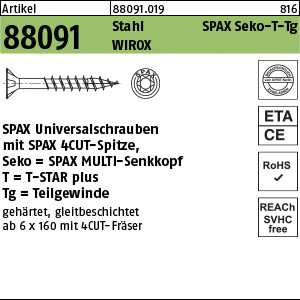 SPAX-S-Schraube