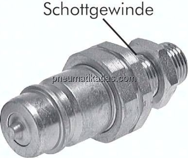 Schott-Steck-Kupplungen mit Rohranschluss ISO 8434-1 (DIN 2353), ISO 7241-1 A